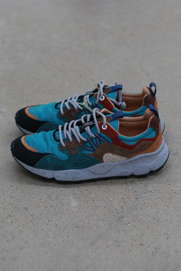 Flower Mountain/YAMANO 3 Hiking Shoes Series FM-FM63667-LSQH Blue/Dark Cyan/Black (FM63568)